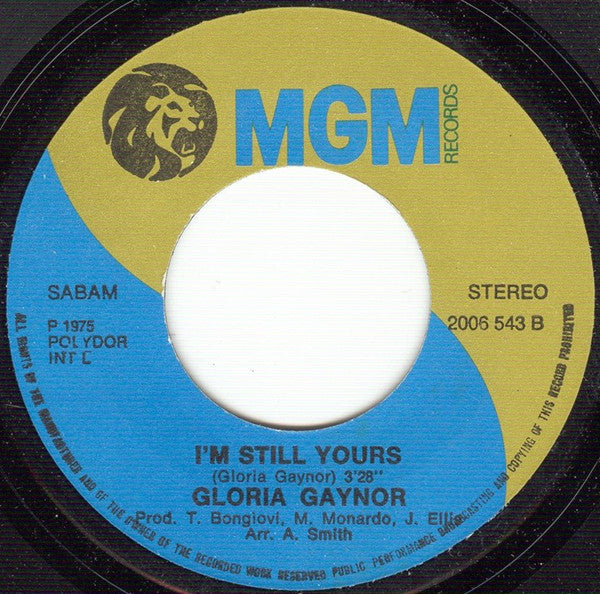 Gloria Gaynor : Do It Yourself (If You Want It) (7",45 RPM,Single)