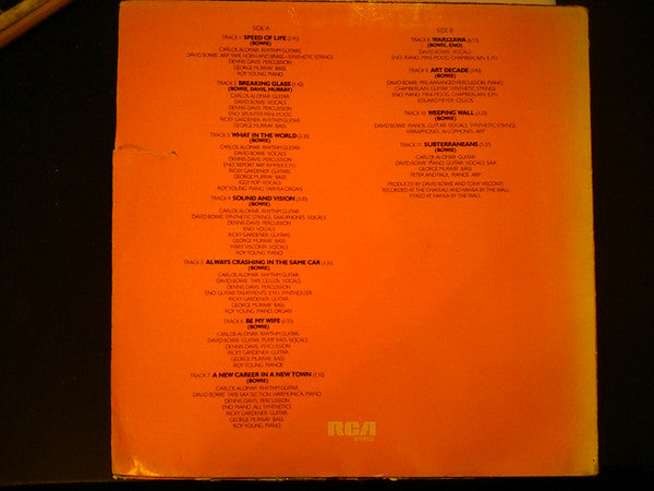 David Bowie : Low (LP,Album,Reissue)
