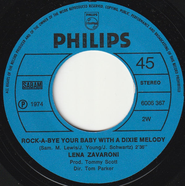 Lena Zavaroni : Ma! (He's Making Eyes At Me) (7",45 RPM,Single)