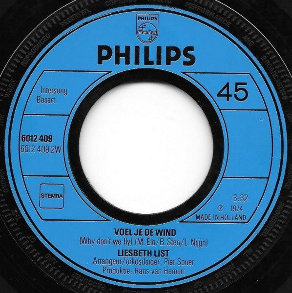 Liesbeth List : Te Veel Te Vaak (7",45 RPM,Single)