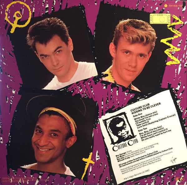 Culture Club : Kissing To Be Clever (LP,Album,Stereo)