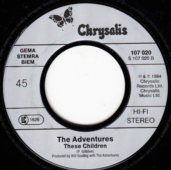 Adventures, The : Send My Heart (7",Single,45 RPM)