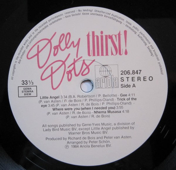 Dolly Dots : Thirst! (LP,Album)