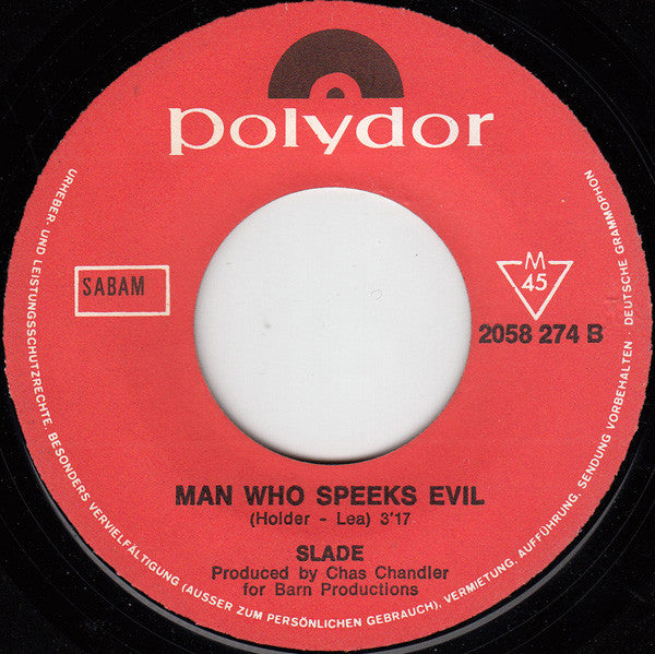 Slade : Mama Weer All Crazee Now (7",45 RPM,Single)