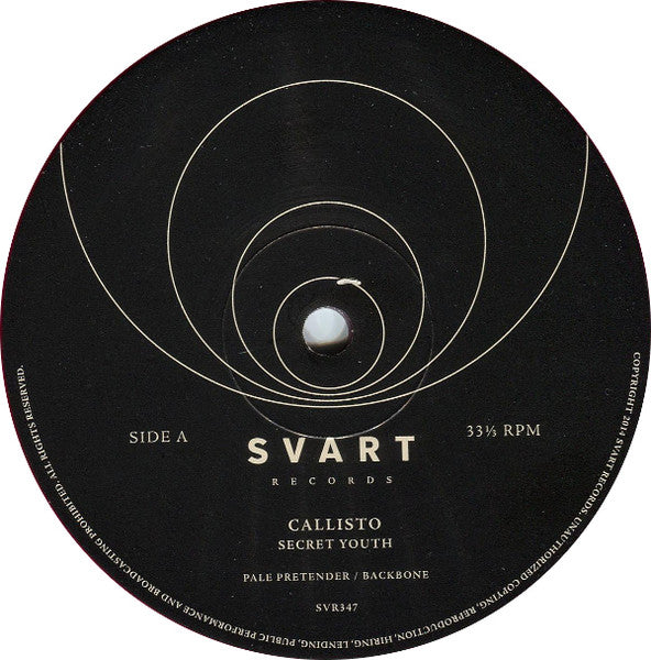 Callisto (4) : Secret Youth (LP,Album,Limited Edition)