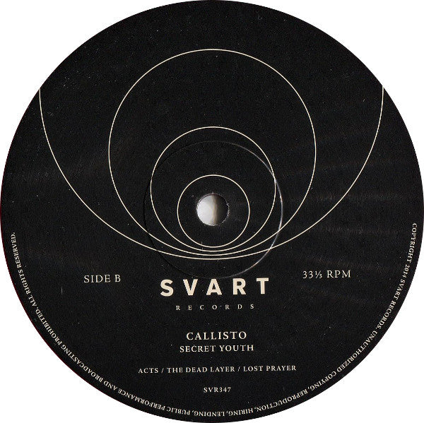 Callisto (4) : Secret Youth (LP,Album,Limited Edition)