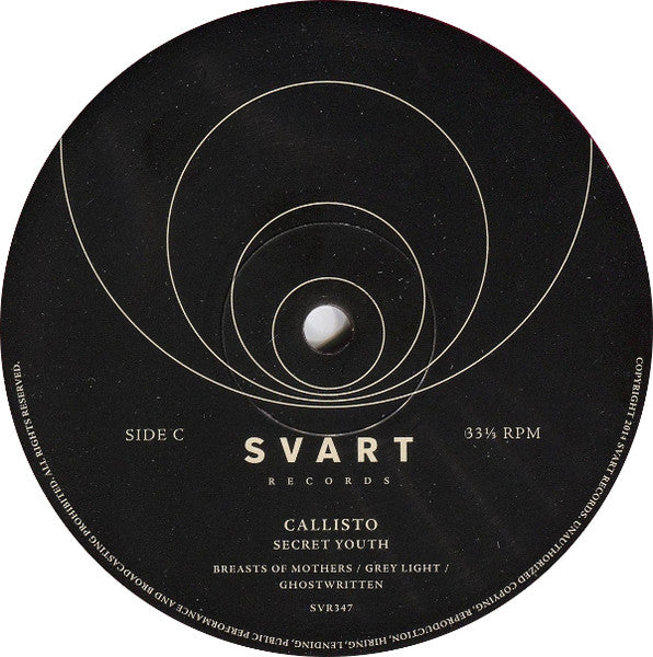 Callisto (4) : Secret Youth (LP,Album,Limited Edition)