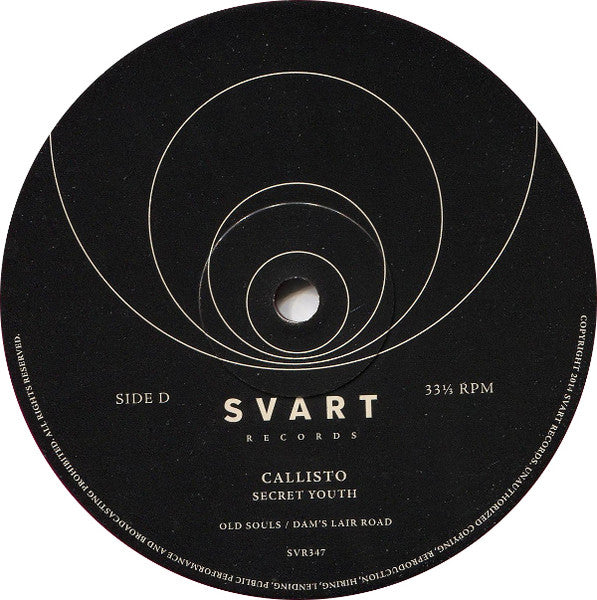 Callisto (4) : Secret Youth (LP,Album,Limited Edition)