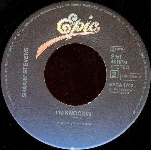 Shakin' Stevens : Oh Julie (7",45 RPM,Single,Stereo)