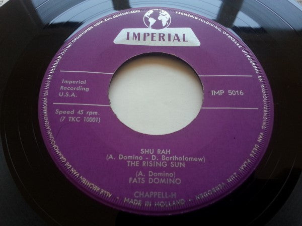 Fats Domino : My Girl Josephine (7",45 RPM,EP,Mono)