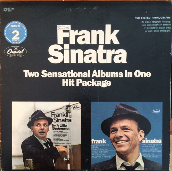 Frank Sinatra : Try A Little Tenderness / Nevertheless I'm In Love With You (LP,Compilation,Stereo)