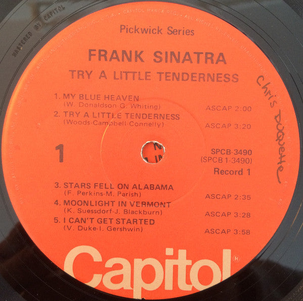 Frank Sinatra : Try A Little Tenderness / Nevertheless I'm In Love With You (LP,Compilation,Stereo)