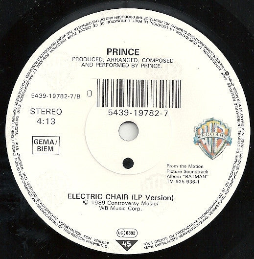 Prince : The Future (7",45 RPM,Single,Stereo)