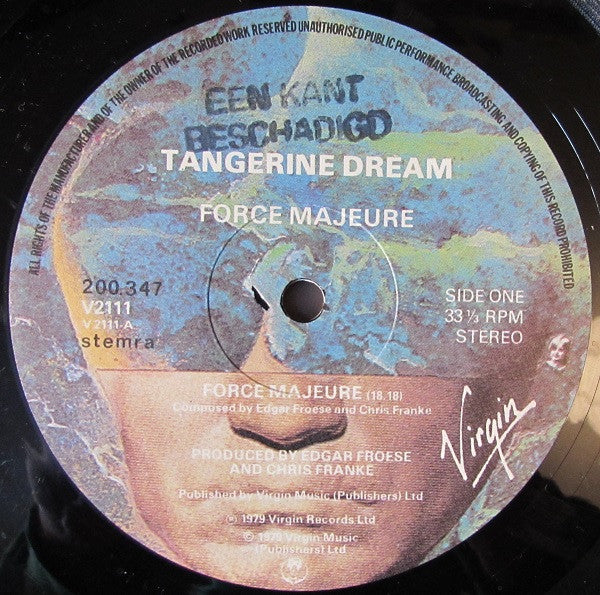 Tangerine Dream : Force Majeure (LP,Album,Mispress,Stereo)