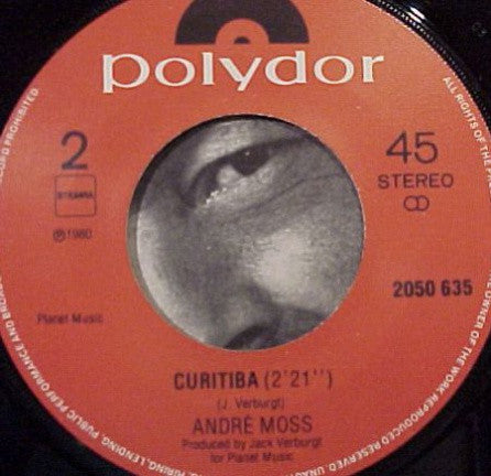 André Moss : Love Letters In The Sand (7", Single)