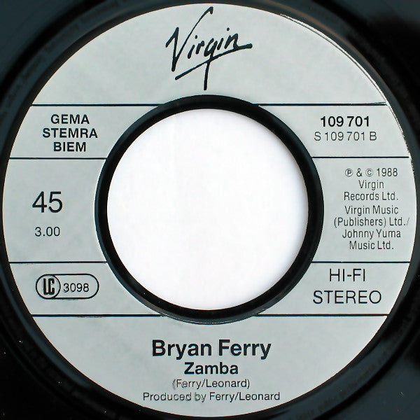 Bryan Ferry : Kiss And Tell (7",45 RPM,Single,Stereo)