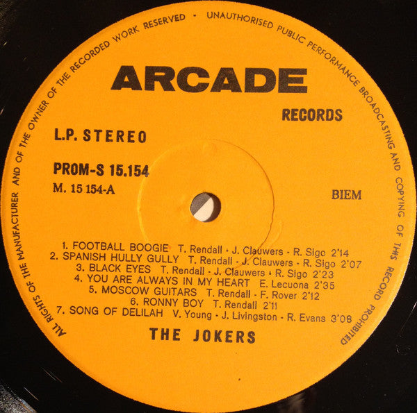 The Jokers (6) : Play "Tabou" (LP, Album, Promo)