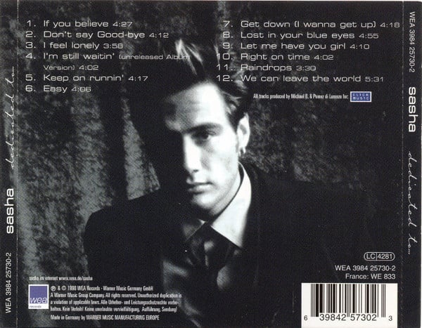 Sasha (5) : Dedicated To... (Album)