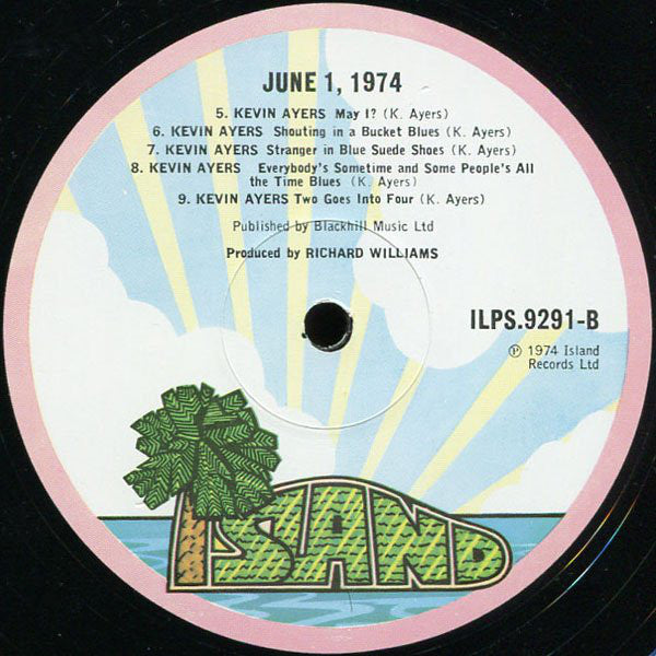 Kevin Ayers - John Cale - Brian Eno - Nico (3) : June 1, 1974 (LP,Album)
