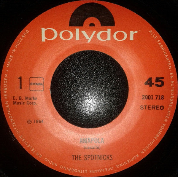 Spotnicks, The : Amapola / Orange Blossom Special (7",45 RPM,Single,Reissue,Stereo)