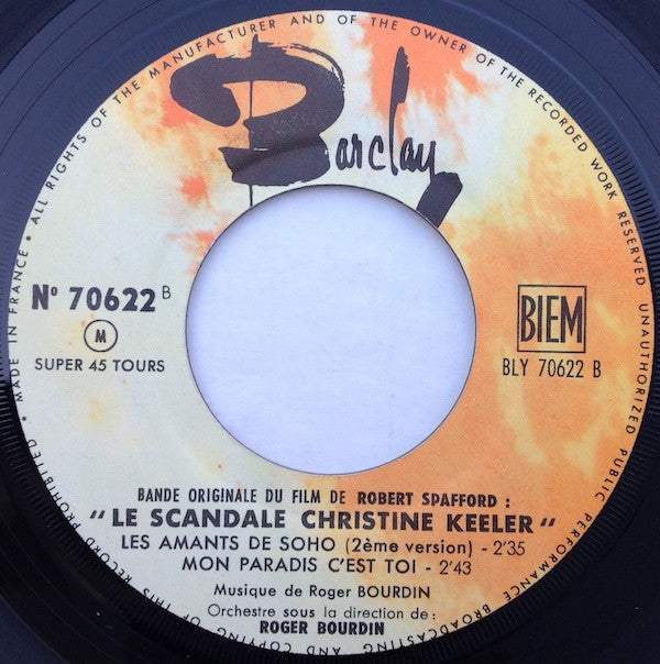 Roger Bourdin : Le Scandale Christine Keeler (7",EP)