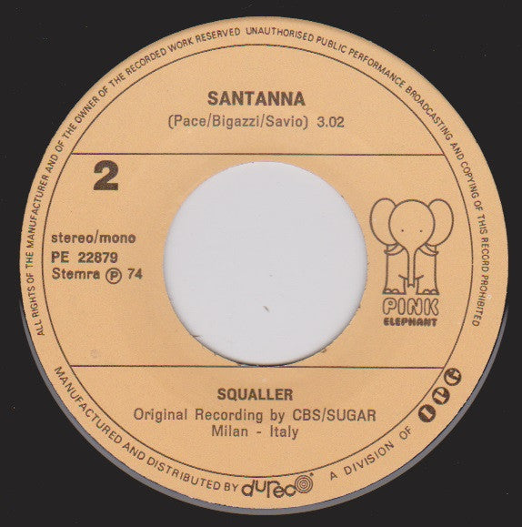 Squallor : Bla, Bla, Bla / Santanna (7",45 RPM,Single)