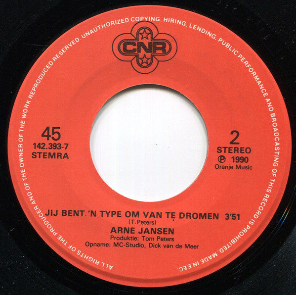 Arne Jansen (2) : Lekker Zonnen (7",45 RPM,Single,Stereo)