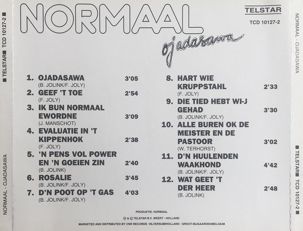 Normaal : Ojadasawa (CD, Album, RE)