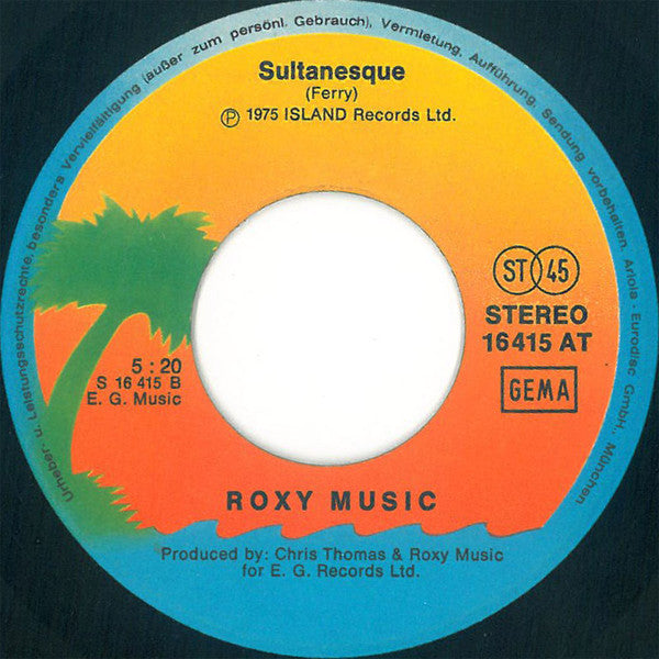Roxy Music : Love Is The Drug (7",Single,45 RPM)