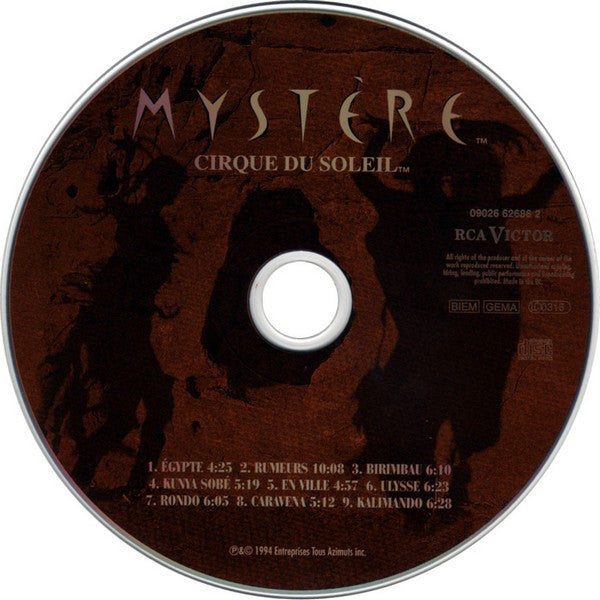 Cirque Du Soleil : Mystère (Album)