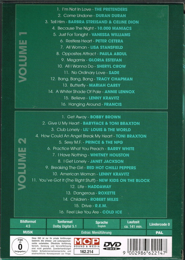 Various : The Best Of The 90's (DVD-Video,Multichannel,PAL,Compilation)