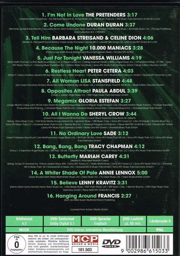 Various : The Best Of The 90's (DVD-Video,Multichannel,PAL,Compilation)