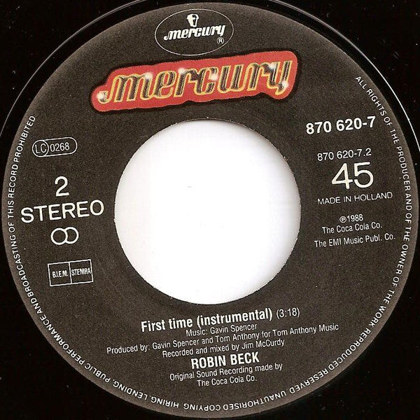 Robin Beck : First Time (7",45 RPM,Single,Stereo)