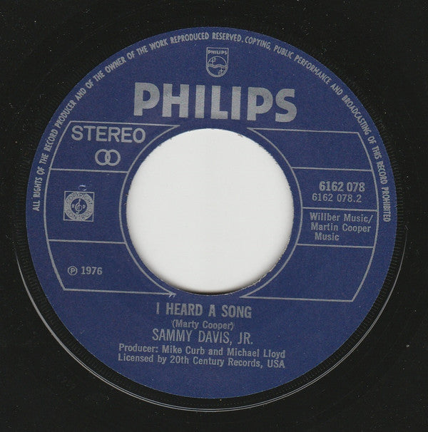 Sammy Davis Jr. : Baretta's Theme (Original Version) (7",45 RPM,Single)