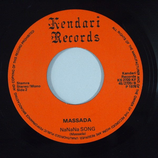Massada (2) : Dansa (Don't Quit Dancing) (7",45 RPM,Single)