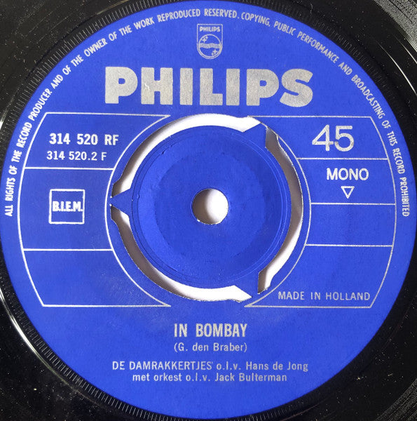 De Damrakkertjes (2) : Flipper (7",45 RPM,Mono)