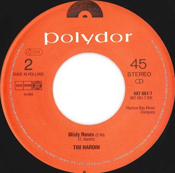 Tim Hardin : How Can We Hang On To A Dream (7",45 RPM)