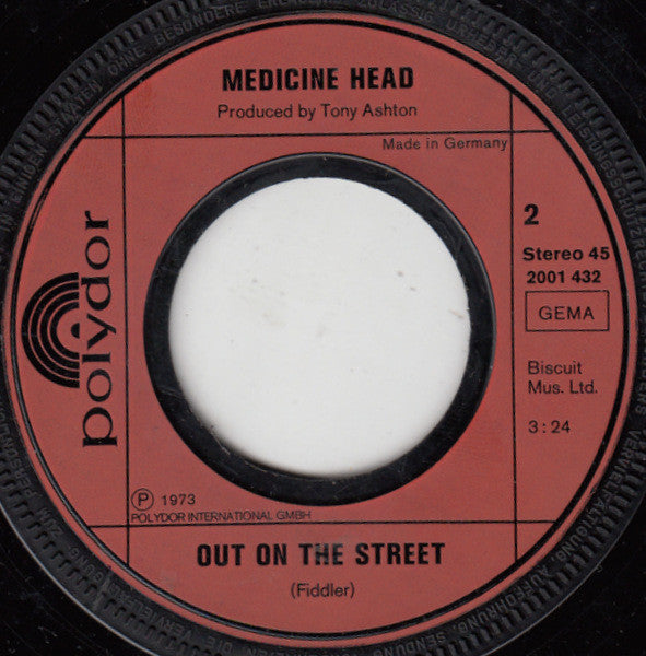 Medicine Head (2) : One & One Is One (7",45 RPM,Single,Stereo)