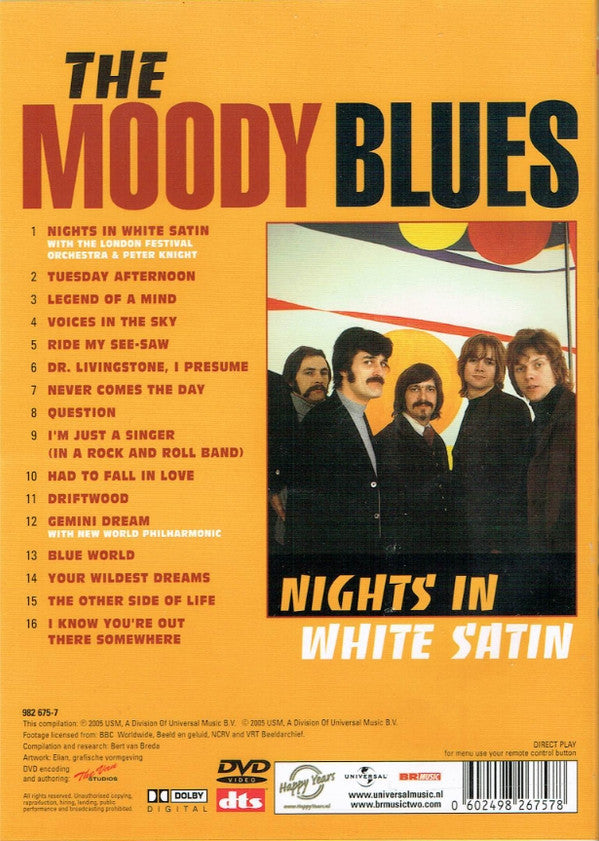 Moody Blues, The : Nights In White Satin (DVD-Video,PAL,Compilation)