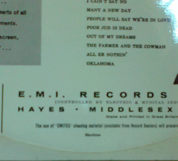 Rodgers & Hammerstein : Oklahoma! (LP,Album,Mono)