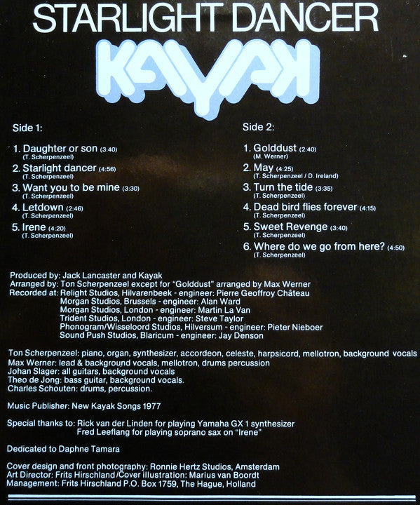 Kayak : Starlight Dancer (LP,Album)