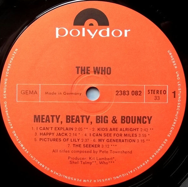 Who, The : Meaty, Beaty, Big & Bouncy (LP,Compilation,Repress)