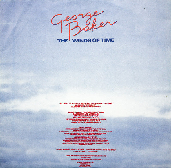 George Baker : The Winds Of Time (LP, Album)
