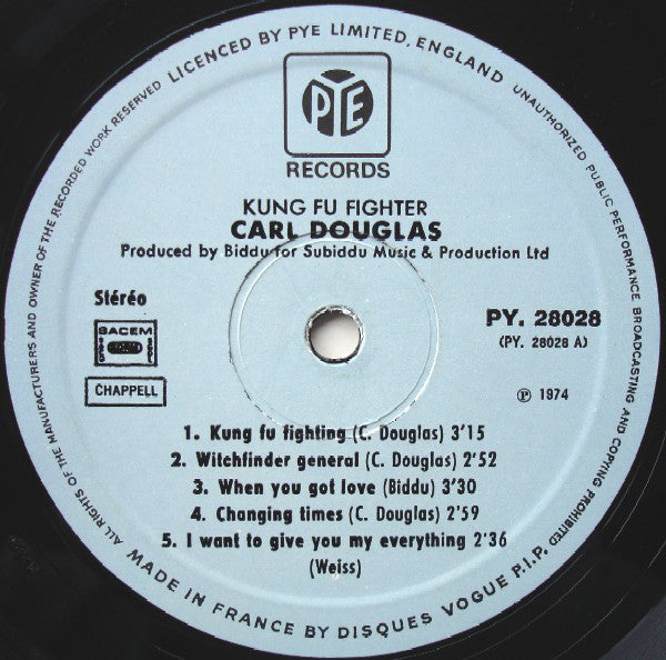 Carl Douglas : Kung Fu Fighter (LP,Album)