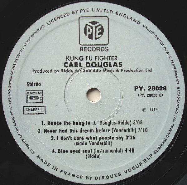 Carl Douglas : Kung Fu Fighter (LP,Album)