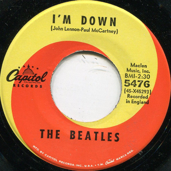 Beatles, The : Help! / I’m Down (7",45 RPM,Single)