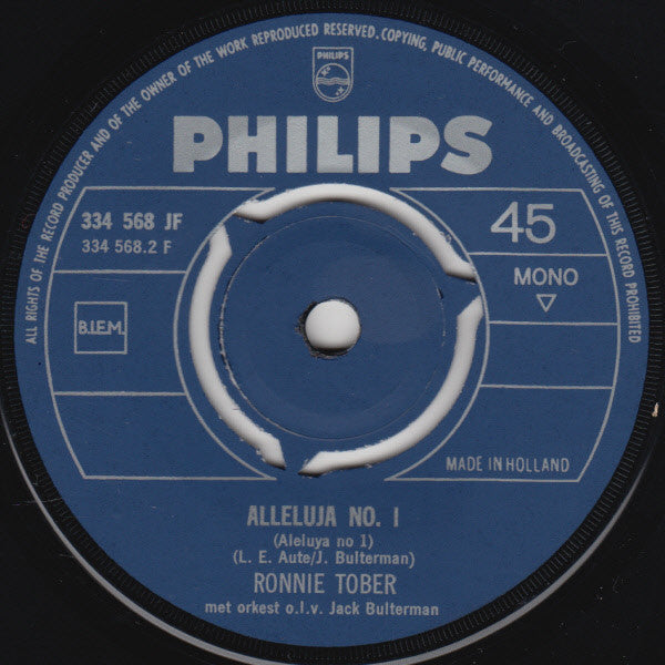 Ronnie Tober : Mexico (7",45 RPM,Single,Mono)