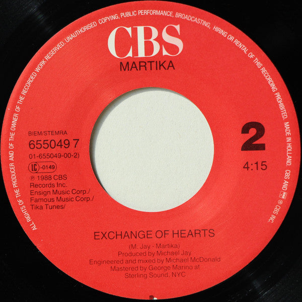 Martika : Toy Soldiers (7",45 RPM,Single)