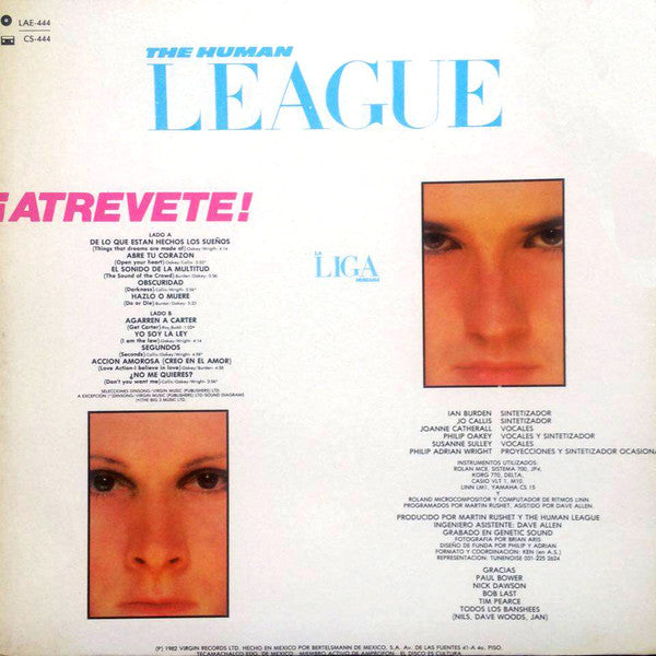 The Human League = La Liga Humana* : ¡Atrevete! (LP, Album)
