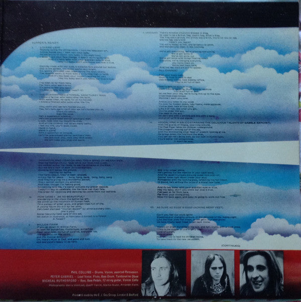 Genesis : Foxtrot (LP,Album)